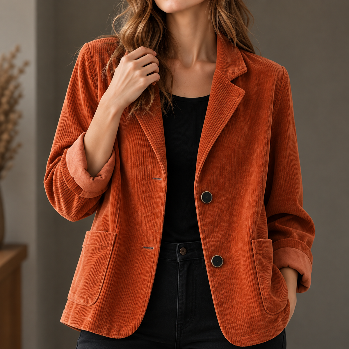 Allis Corduroy Blazer
