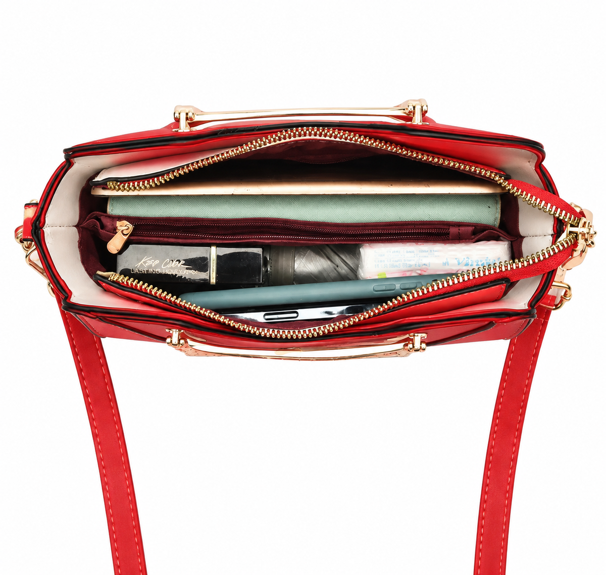 Amelie Sculpted Handle Bag