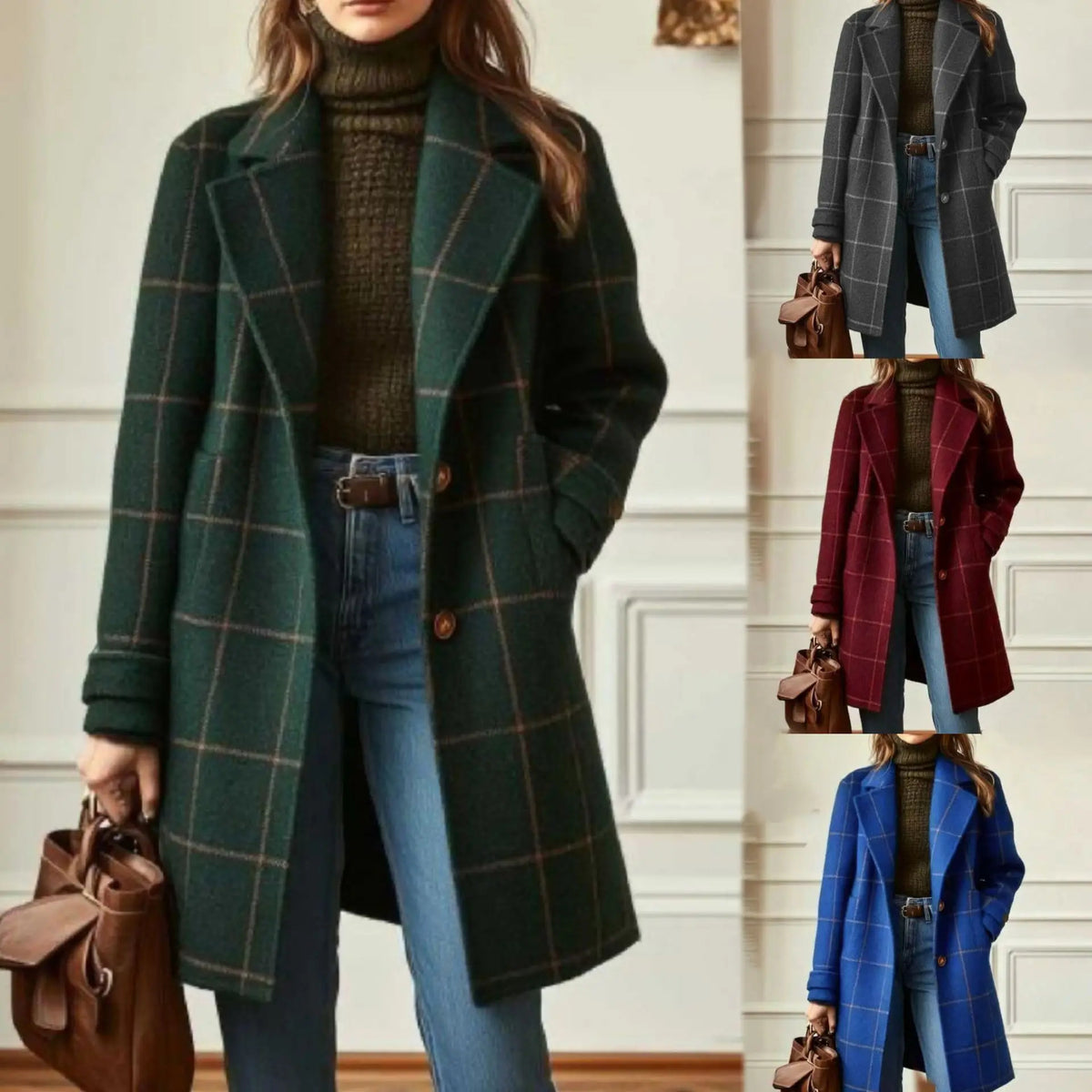 Mayfair Plaid Coat